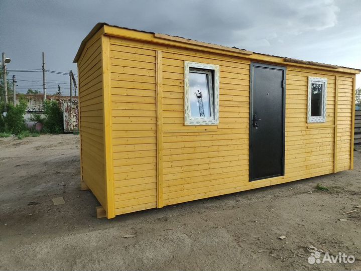 Вагончик 6*2,4м для строителей