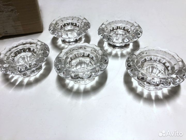 Хрустальные стеклянные подсвечники импорт за все