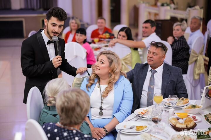 Ведущий + диджей на свадьбу/ юбилей/ не тамада