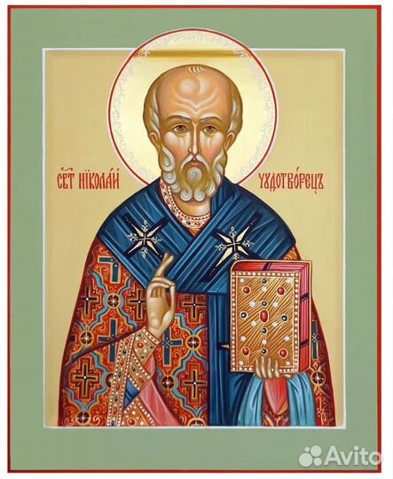 Рукописная икона 