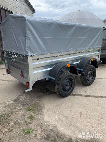 Прицеп легковой двухосный новый