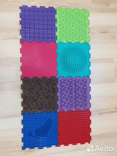 Коврик пазл развивающий массажный ортопедический