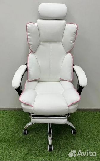 Компьютерное игровое кресло геймерское с массажем