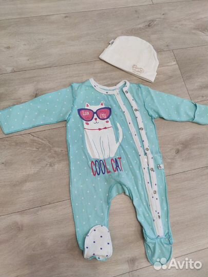 Пакет вещей на девочку от 0-3 мес по 62 размер
