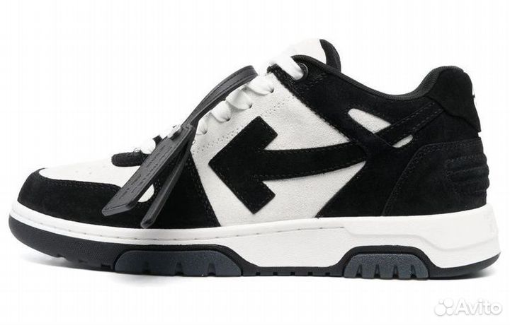 Кроссовки off white out of office black/white