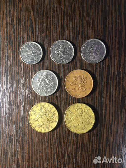 013 Монеты Чехии и Чехословакии