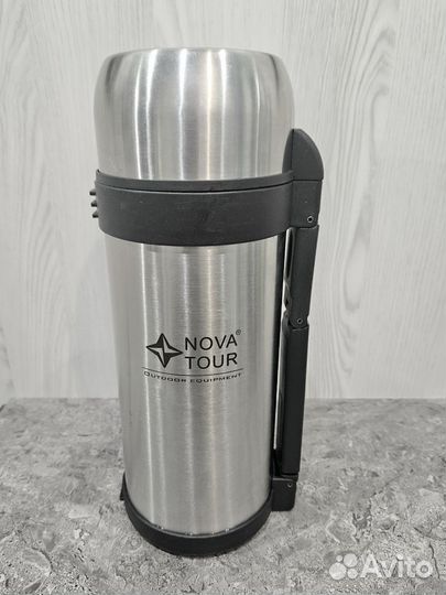 Термос универсальный стальной Nova tour