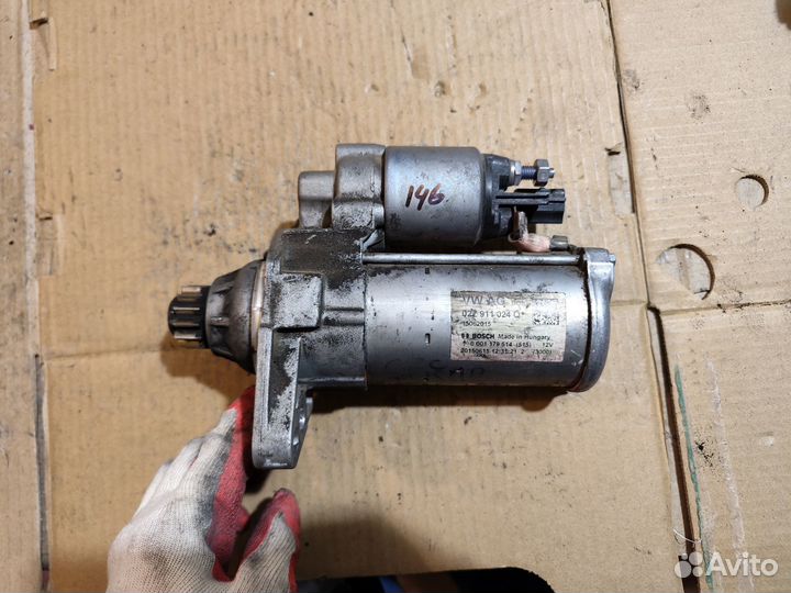 Стартер 02Z911024Q Volkswagen Skoda Audi Seat