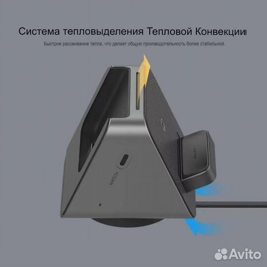 Настольная беспроводная зарядка 3 в 1 + Power Bank