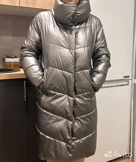 Пуховик женский длинный 44 46