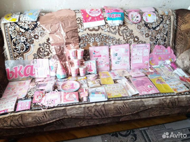 Первый день рождения для девочки декор