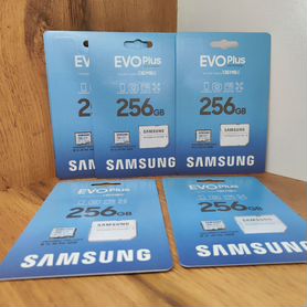 Карта памяти Samsung EVO Plus 256gb