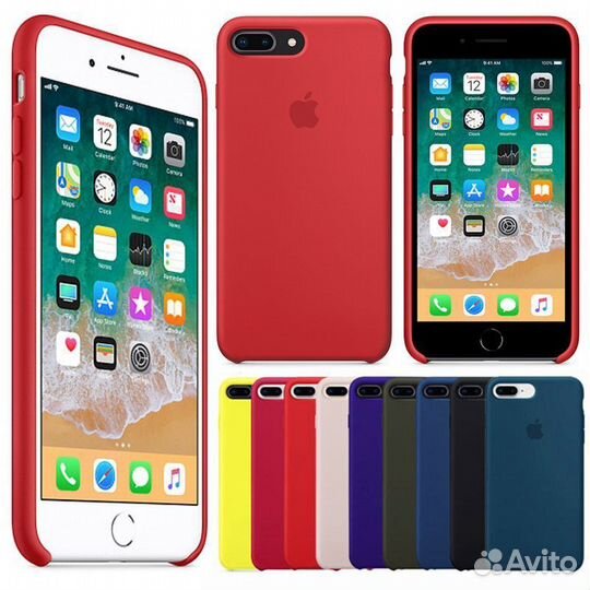 Силиконовый чехол на iPhone 7 Plus