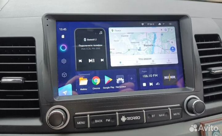 Магнитола Teyes Mitsubishi Lancer 10 Android