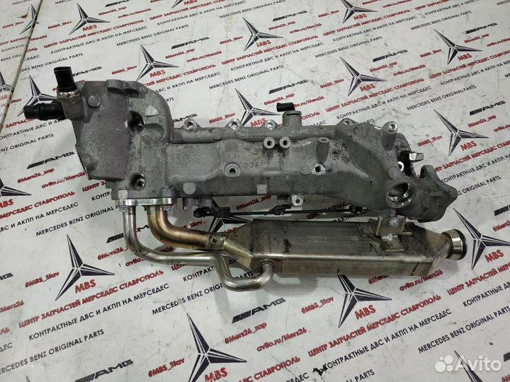 Коллектор впускной правый om642 w211 Mercedes