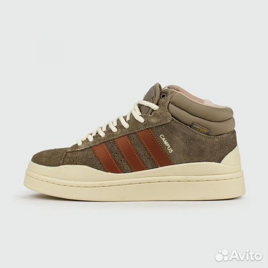 Кроссовки Adidas Campus Brown(Зима)