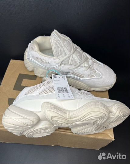 Кроссовки adidas yeezy boost 500 clay white