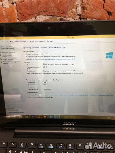 Нетбук планшет Acer