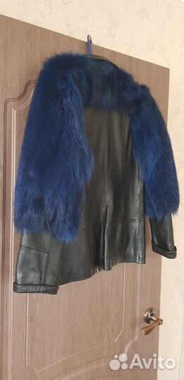 Куртка с мехом песца