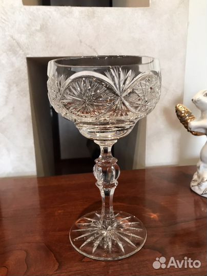 Хрустальная вазочка времен СССР