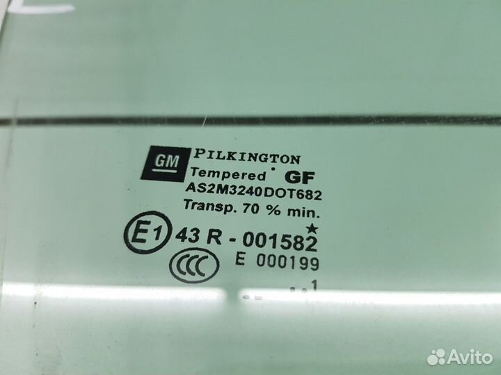 Стекло двери переднее правое (Opel Astra)