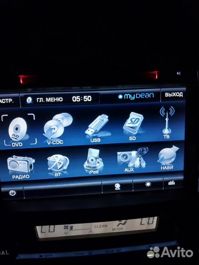 Штатное головное устройство тойота камри 40кузов