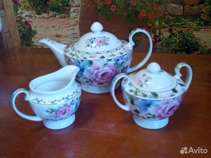 Чайный сервиз фарфор новый
