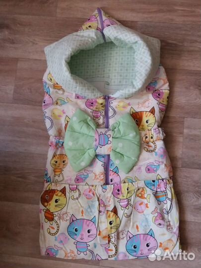 Конверт- трансформер для новорожденного