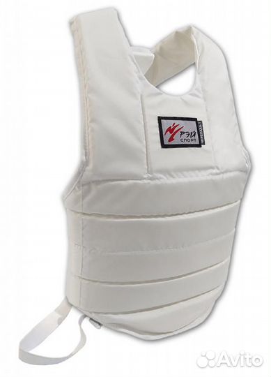 Жилет защитный Рэй-Спорт черепаха-1 белый (L)