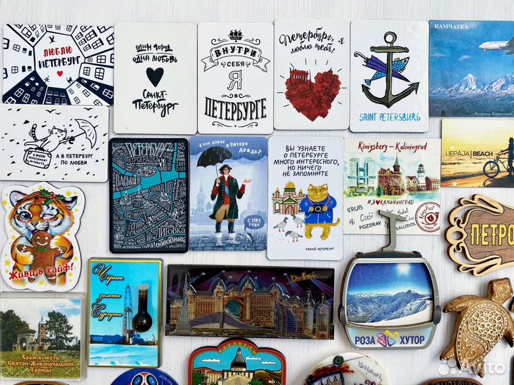 Магниты на холодильник из разных стран
