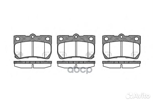 Колодки тормозные 118102 Remsa