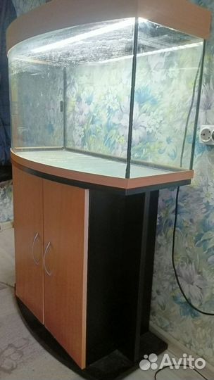 Аквариум с тумбой бу