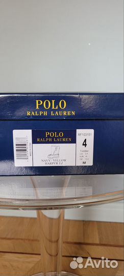 Polo ralph Lauren осенние ботинки детские