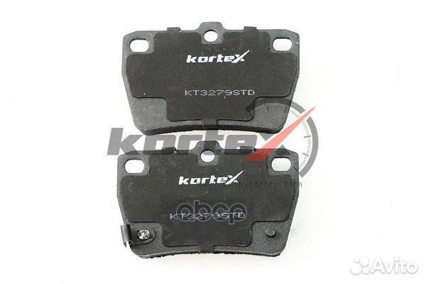 Колодки тормозные дисковые зад KT3279STD kortex