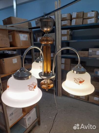 Люстра потолочная подвесная б/у