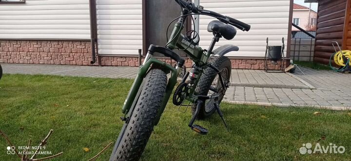 Велосипед фэтбайк складной