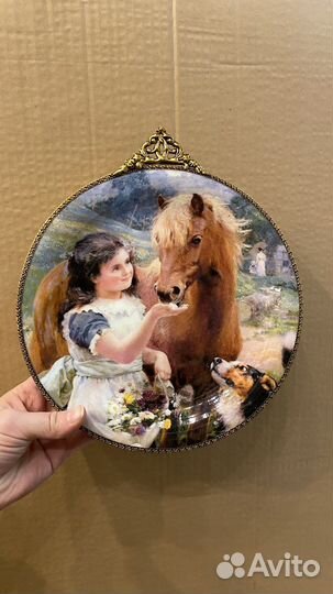 Тарелка декоративная на стену