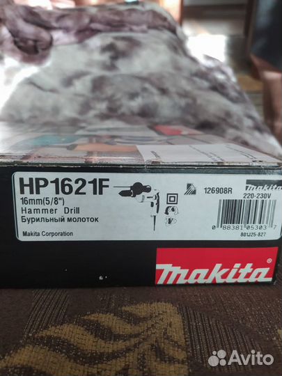 Ударная дрель Makita HP1621F