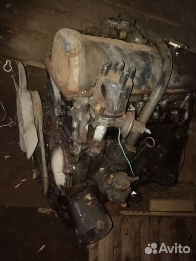 Двигатель в сборе ваз 2101 и коробка передач