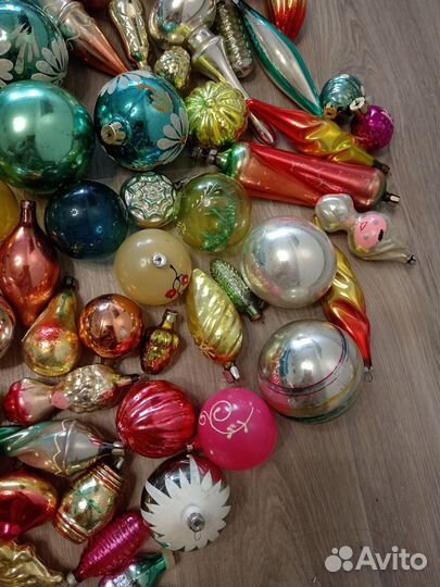 Елочные игрушки СССР, 129 штук