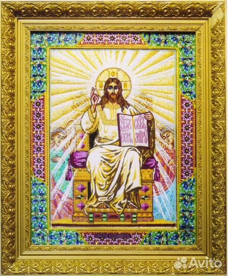 Православные иконы в современном точечном стиле