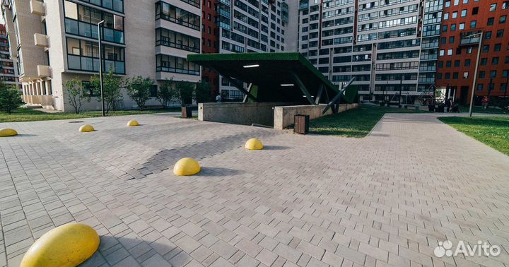 Тротуарная плитка Старый город Ландхаус белая h60