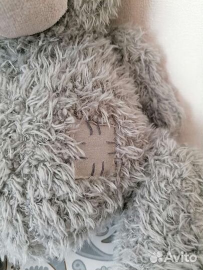 Мишка Тедди игрушка 30 см со стразом и заяц