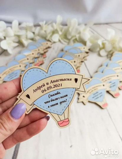 Магниты в подарок гостям на свадьбе