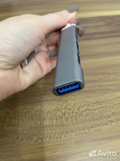 Type-C HUB Разветвитель Хаб USB 3.0 Новый