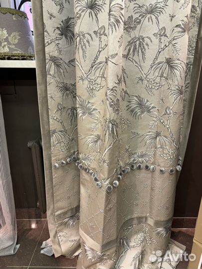 Шторы из ткани знаменитой коллекции