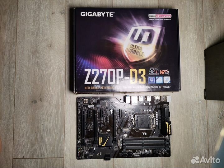 Материнская плата gigabyte Z270P-D3