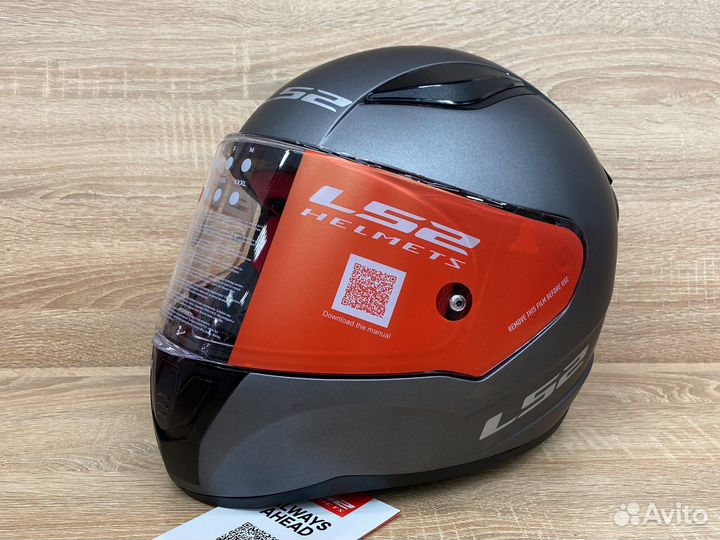 Мотошлем интеграл LS2 Titanium