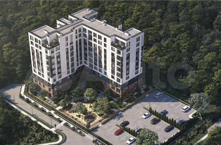 2-к. квартира, 63 м², 4/9 эт.