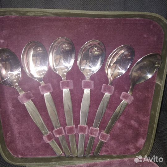 Набор столовый Мельхиор СССР Новы 24 предмета